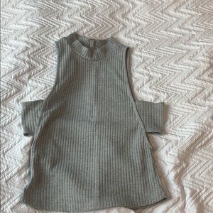 Gray Charlotte Russe croptop